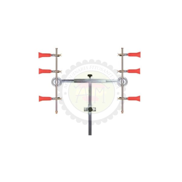 Barra en "T" 3+3 con Pulverizadores Regulables con Módulo Antigota