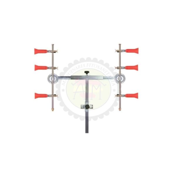 Barra en "T" 3+3 con Pulverizadores Regulables