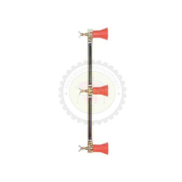 Columna con Pulverizador Regulable 3 Salidas - Goma