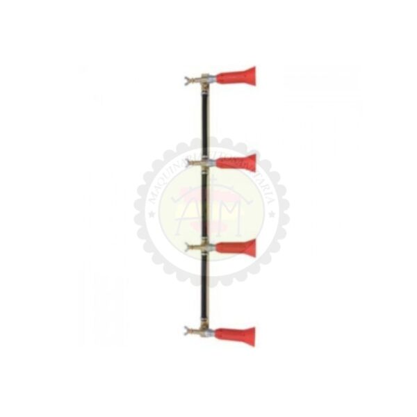Columna con Pulverizador Regulable 4 Salidas - Goma