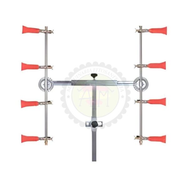 Barra en "T" 4+4 Pulverizadores Regulables con Módulo Antigota