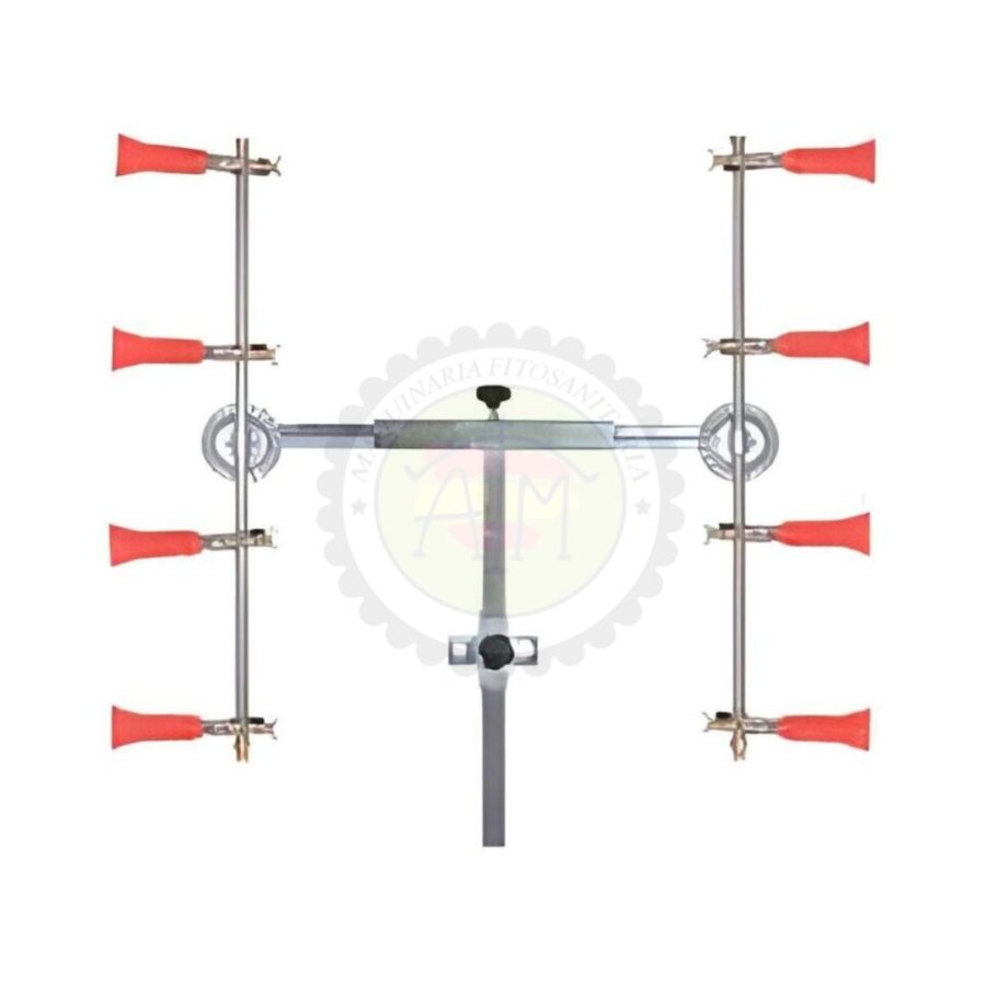 Barra en "T" 4+4 Pulverizadores Regulares con Módulo Antigota